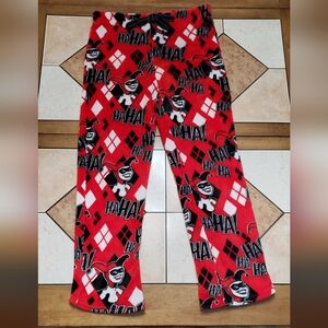 Harley Quinn Pajama Pants Plush Small